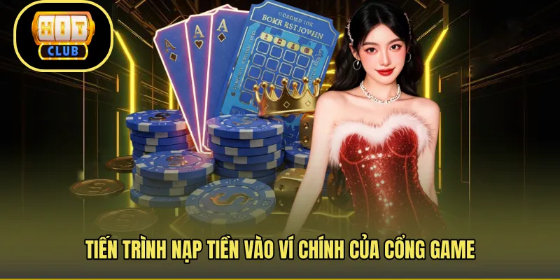 Tiến trình nạp tiền vào ví chính của cổng game